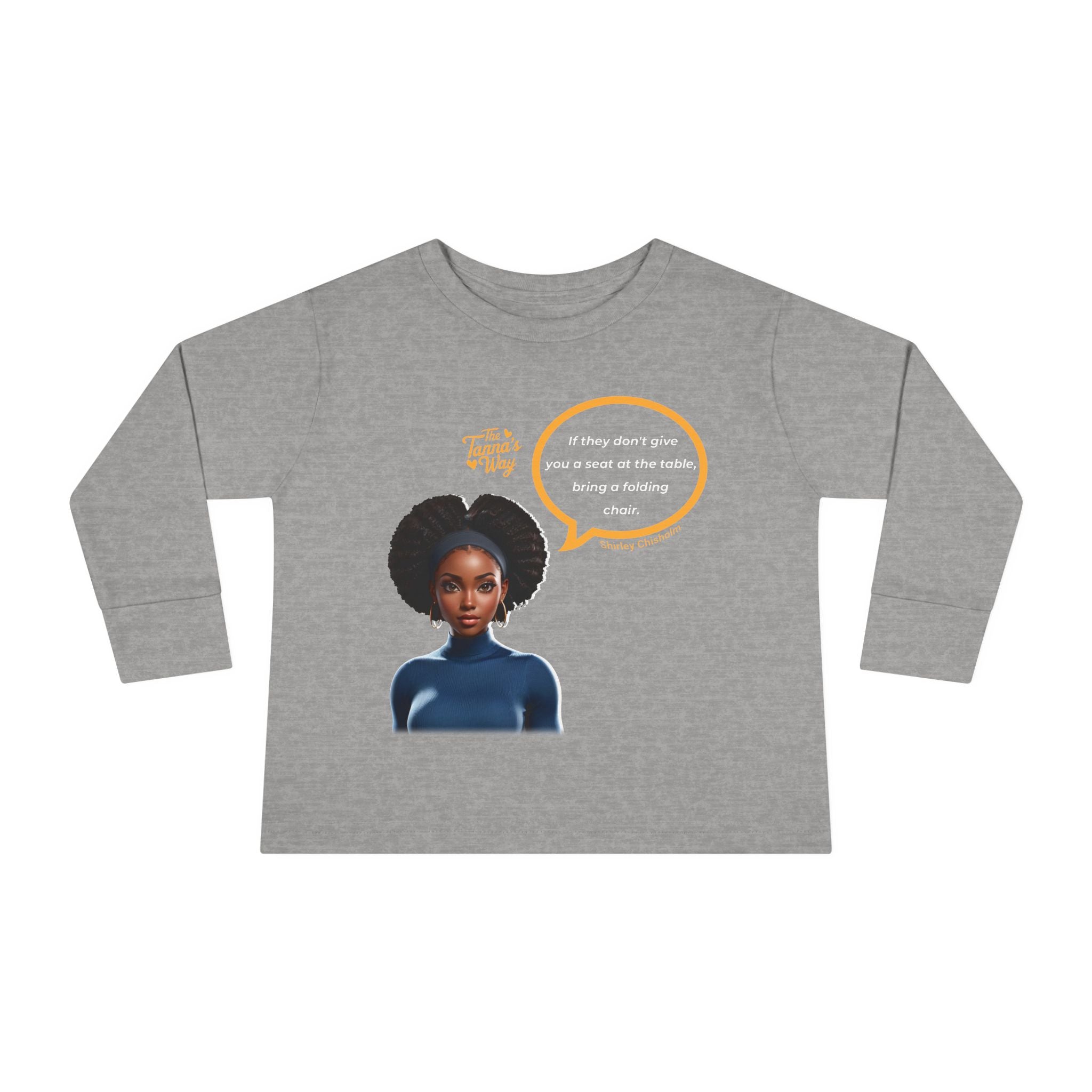 Shirley Chisholm 2 | Toddler Long Sleeve Tee